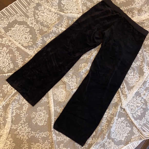 Y2K Juicy Couture Black VELOUR Tracksuit Set CHOOSE JUICY GOLD BLING - Picture 17 of 17